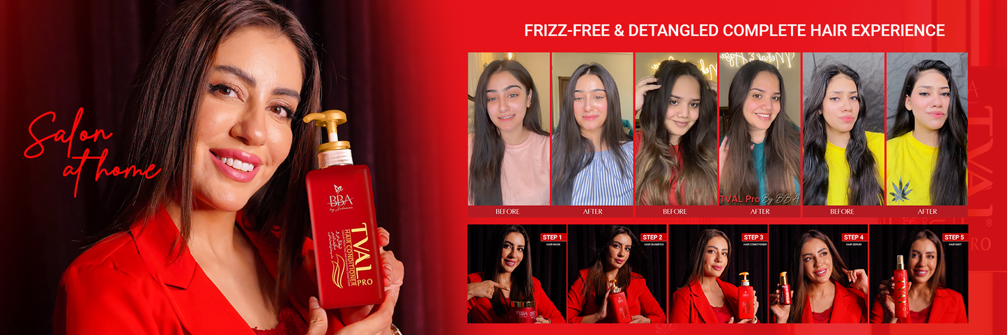 FRIZZ-FREE & DETANGLED COMPLETE HAIR TREATMENT